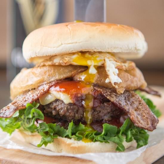 Irish Car Bomb Burger