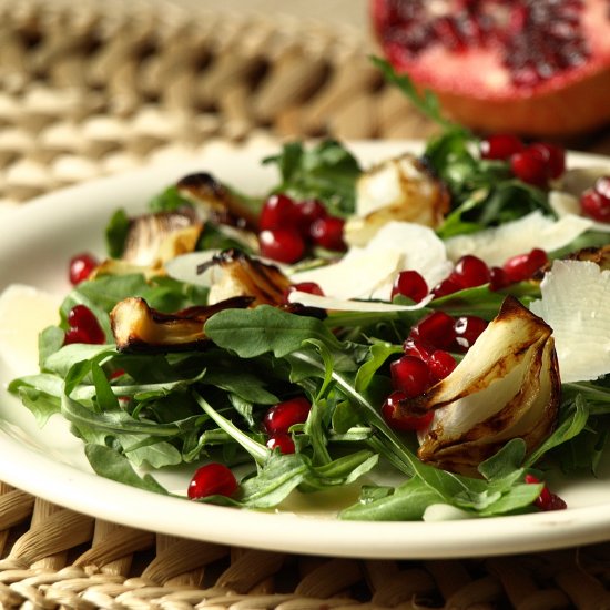 Arugula and Baked Onion Salad