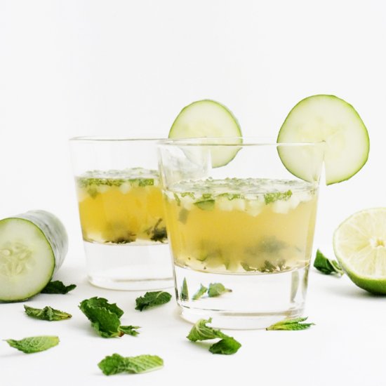 Cucumber Whiskey Smash