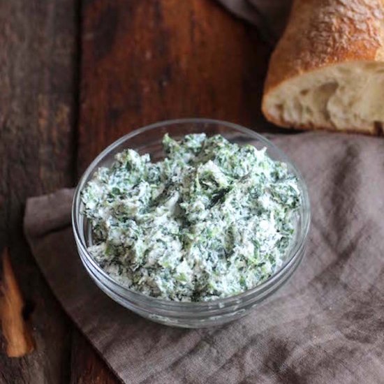 Healthy Spinach and Ricotta Spread