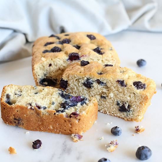 Amazing Vegan Blueberry Loaf Bread