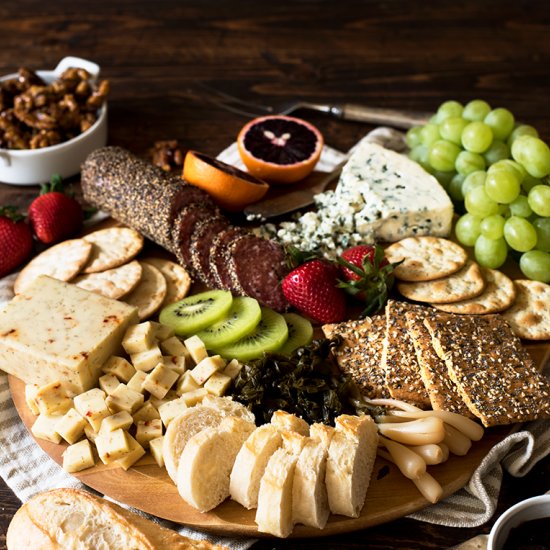 Spring Cheese Board