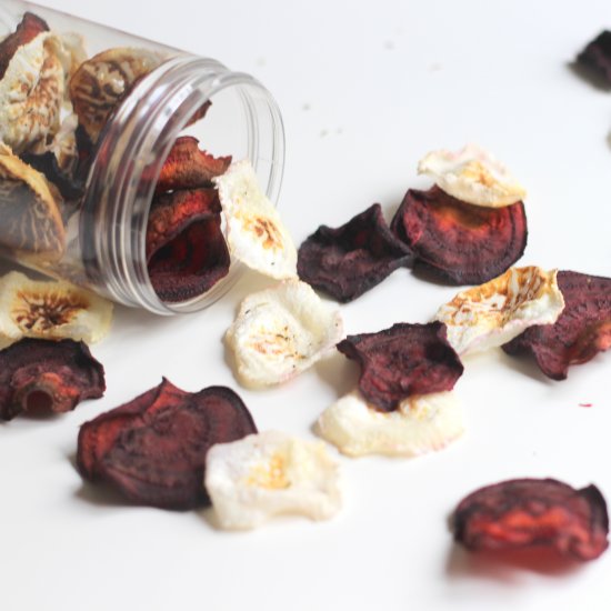 Beet and Turnip Chips