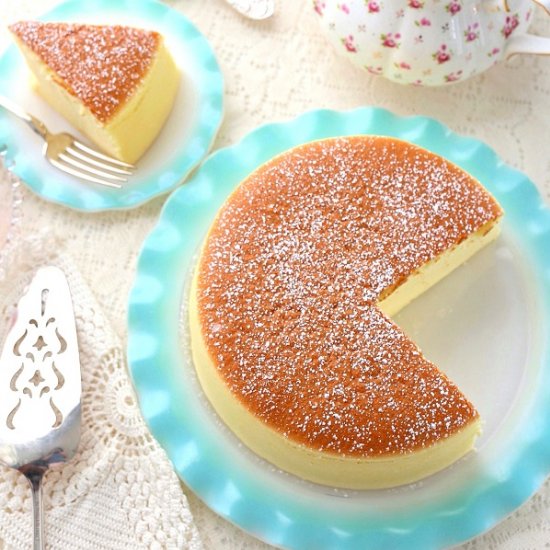 Soft and Light Japanese Cheesecake