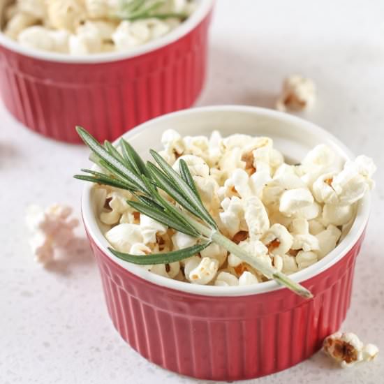 Rosemary Truffle Popcorn