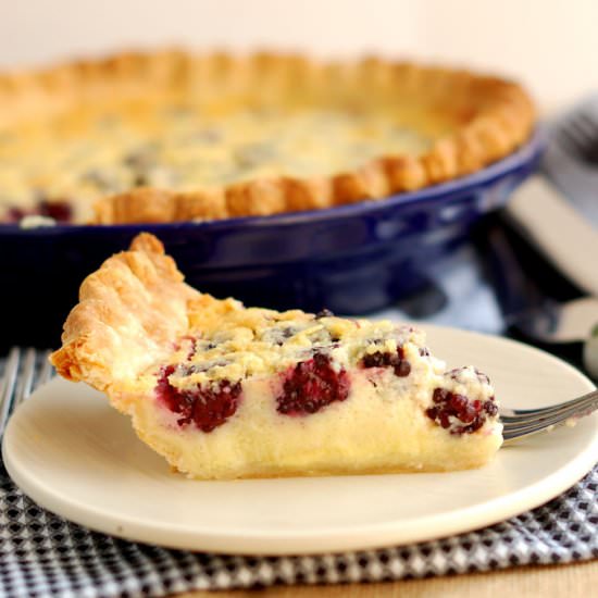 Blackberry Buttermilk Pie