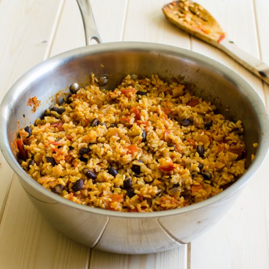 Mexican-Style Tomato Brown Rice