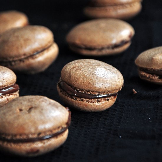 Chocolate Macarons