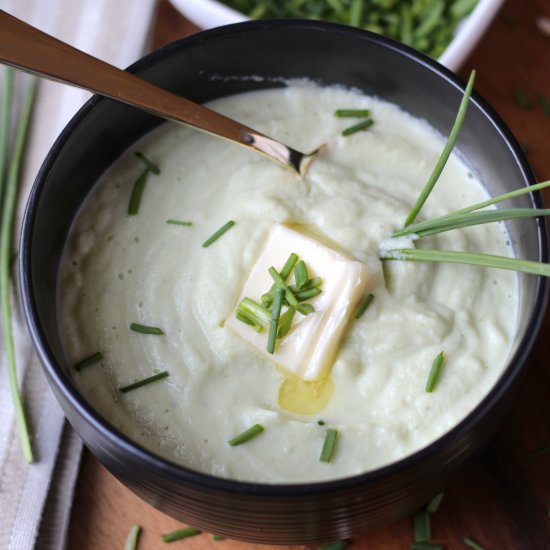 Butter and Chive Cauliflower Mash