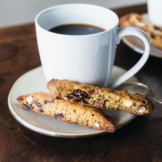 Cranberry Almond Biscotti