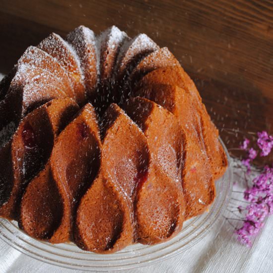 Cherry Almond Bundt