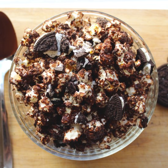 Chocolate Oreo Popcorn