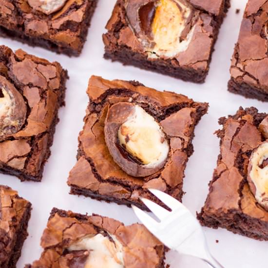 Creme Egg Brownies