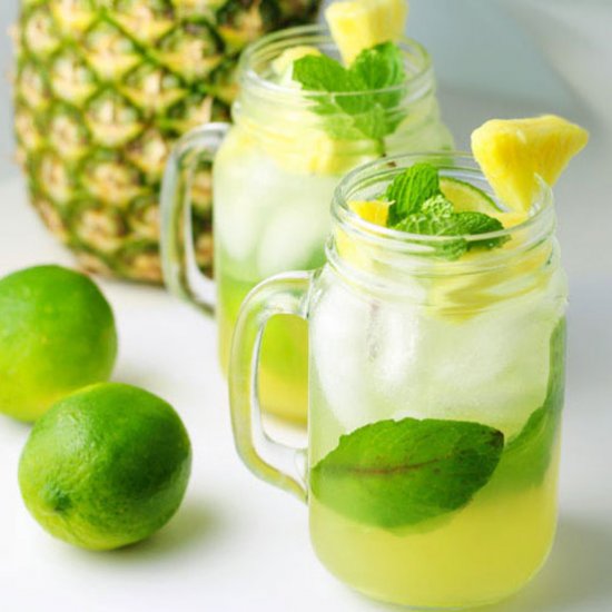 Pineapple Mojitos