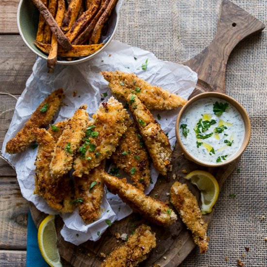 Moroccan Chicken Goujons