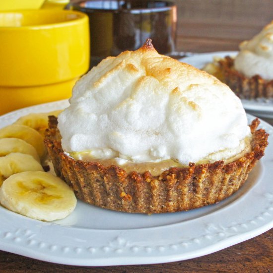 Banana Tofu Cream Pies