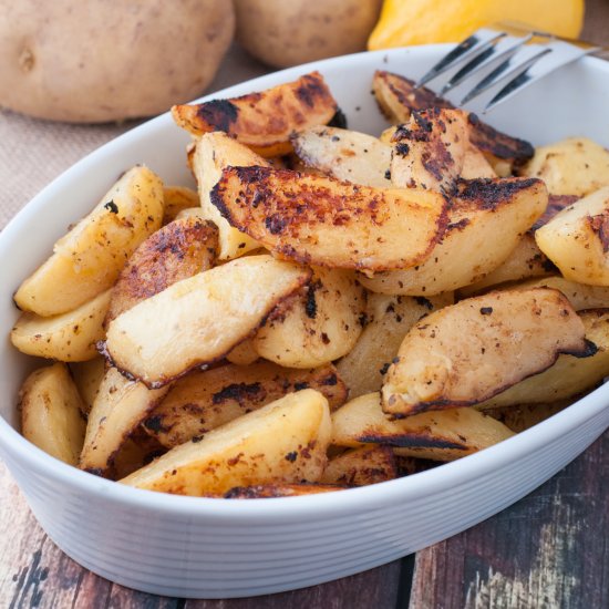 Greek Style Roasted Lemon Potatoes