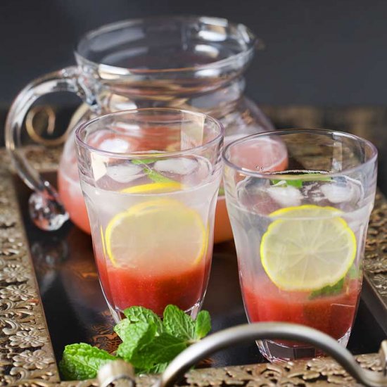 Strawberry Mojito Mocktail