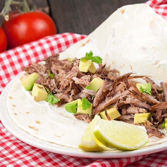 Slow cooker pork carnitas