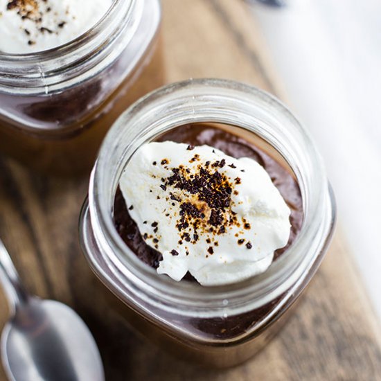 Mocha Avocado Pudding