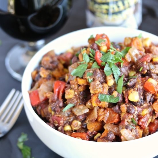 Sweet Potato Black Bean Chili