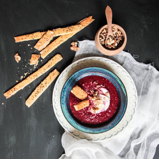 Sweet & Spicy Beetroot Soup