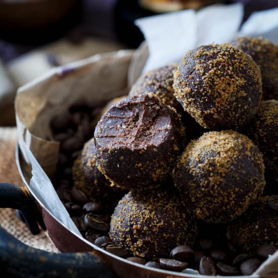 Dark Chocolate Kahlua Coffee Bites