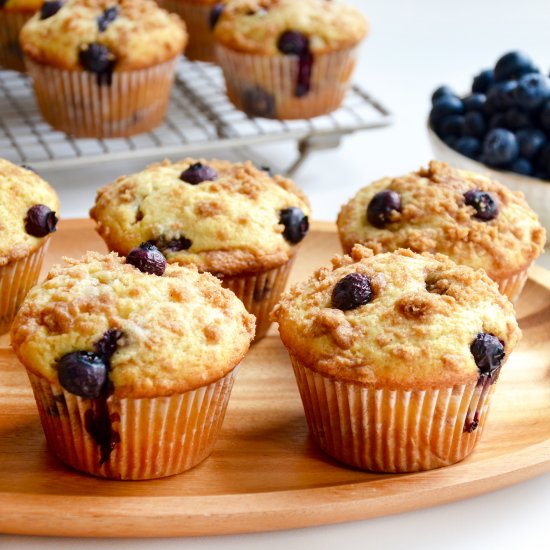 Blueberry Coffee Cake Muffins