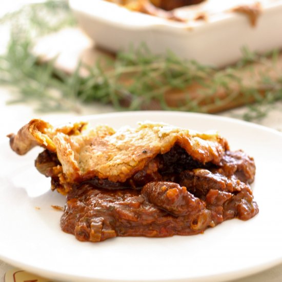 Beef and Guinness Pie