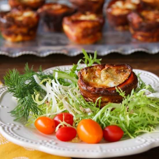 Bacon-Wrapped Mini Quiches