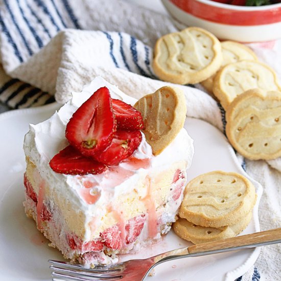 Strawberry Ice Cream Cake