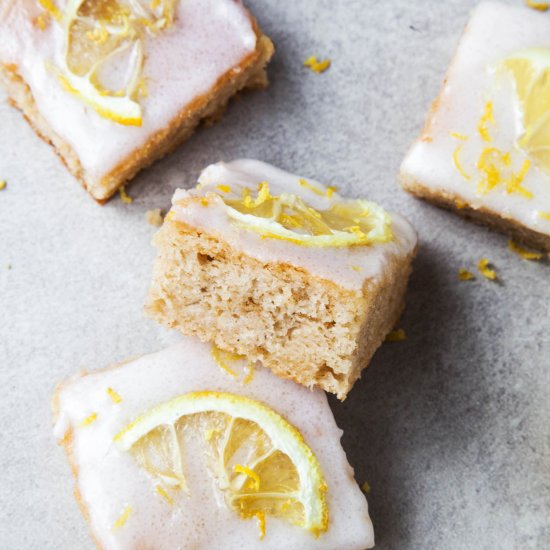 Lemon Drizzle Cake Bars