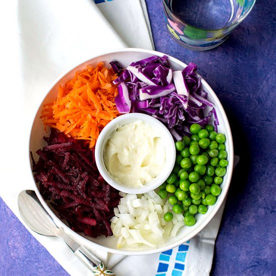 Russian Grated Beet Salad