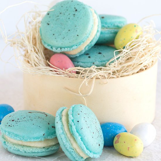 Malted Milk French Macarons