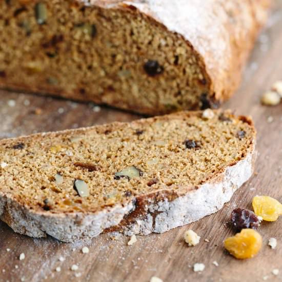 Irish Soda Bread with Raisins