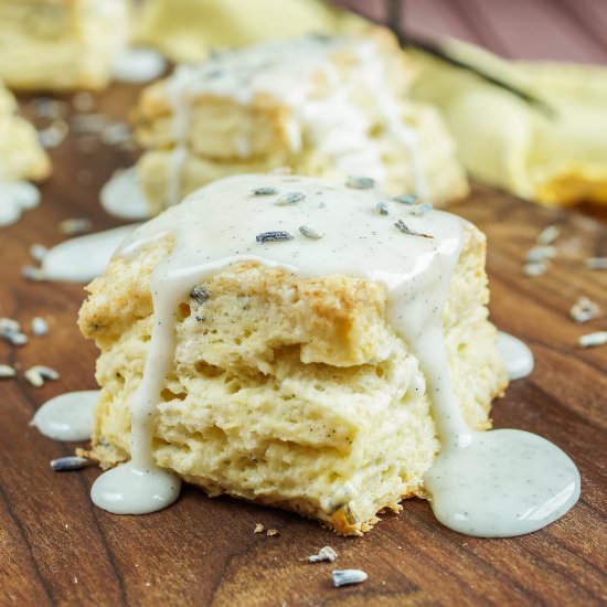 Lavender Vanilla Bean Scones