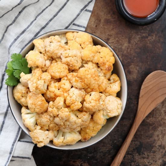 Buffalo and Goat Cheese Cauliflower