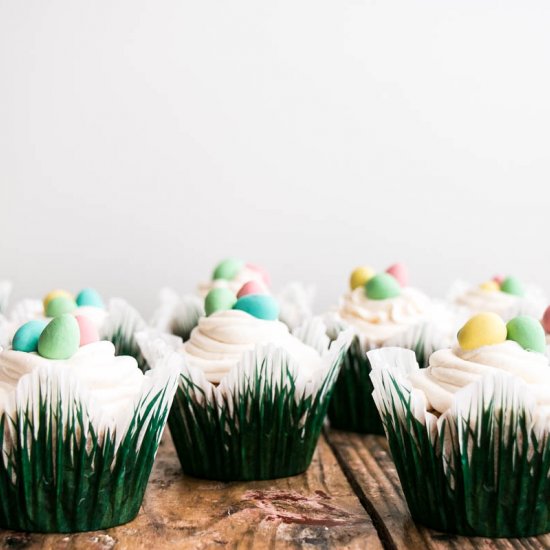 Easter Mini Eggs Cupcakes