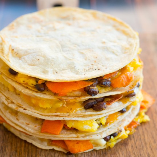 Gluten Free Breakfast Quesadillas