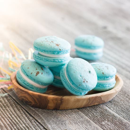 Robin Egg Macarons