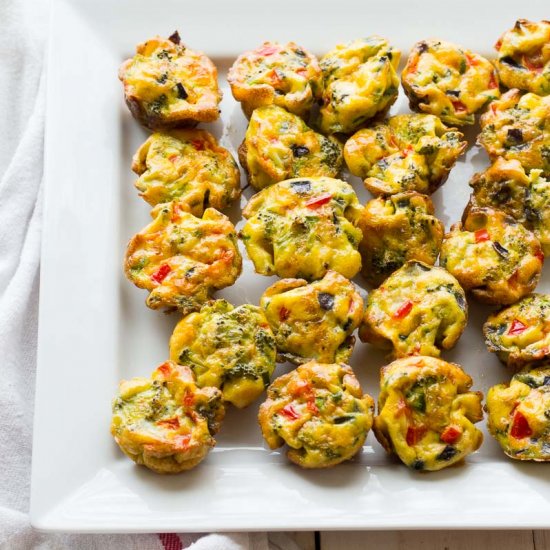 Crustless Mini Quiches