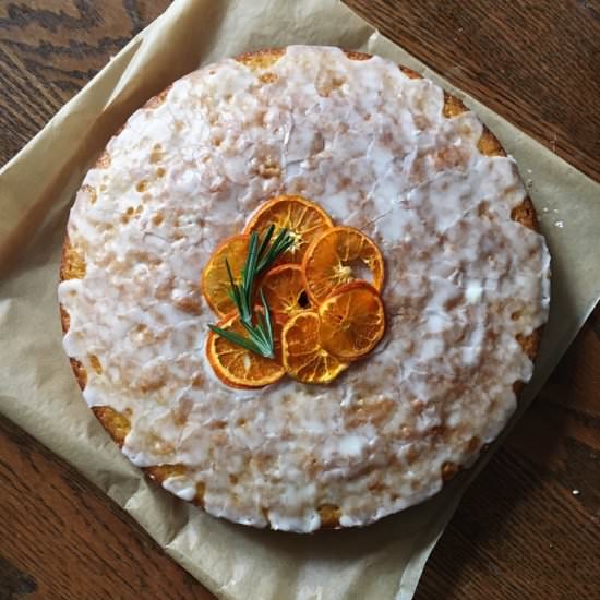 Citrus Olive Oil Cake With Rosemary