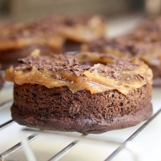 Baked Wholewheat Chocolate Donuts