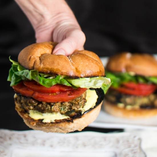 Turkey Burgers With Orange Aioli