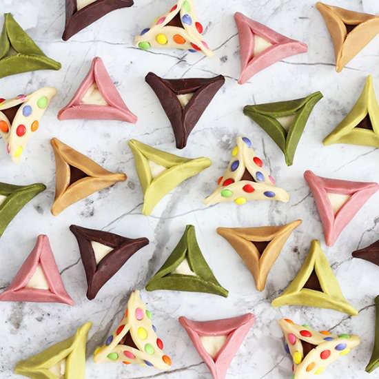 Colorful Hamantaschen for Purim