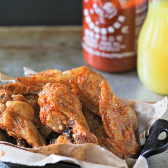 Sriracha Pineapple Wings