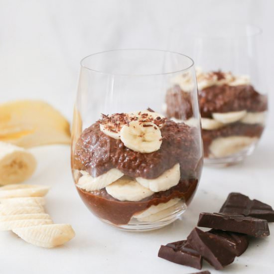 Chocolate Banana Chia Pudding