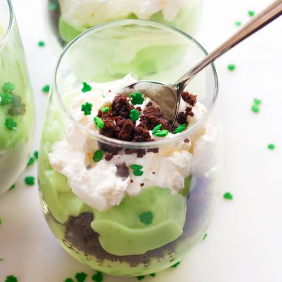 Gluten-Free Brownie Mint Trifles