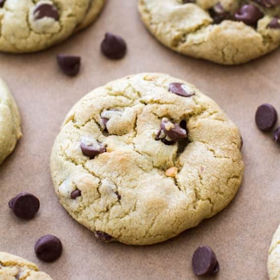 Pistachio Pudding Chocolate Cookies