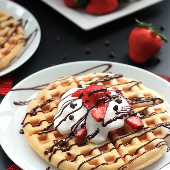 Strawberry Waffle Cakes